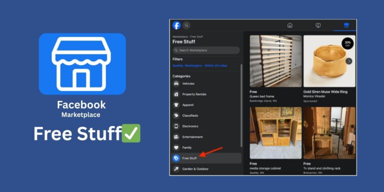 Facebook Marketplace: Free Stuff in Your Area